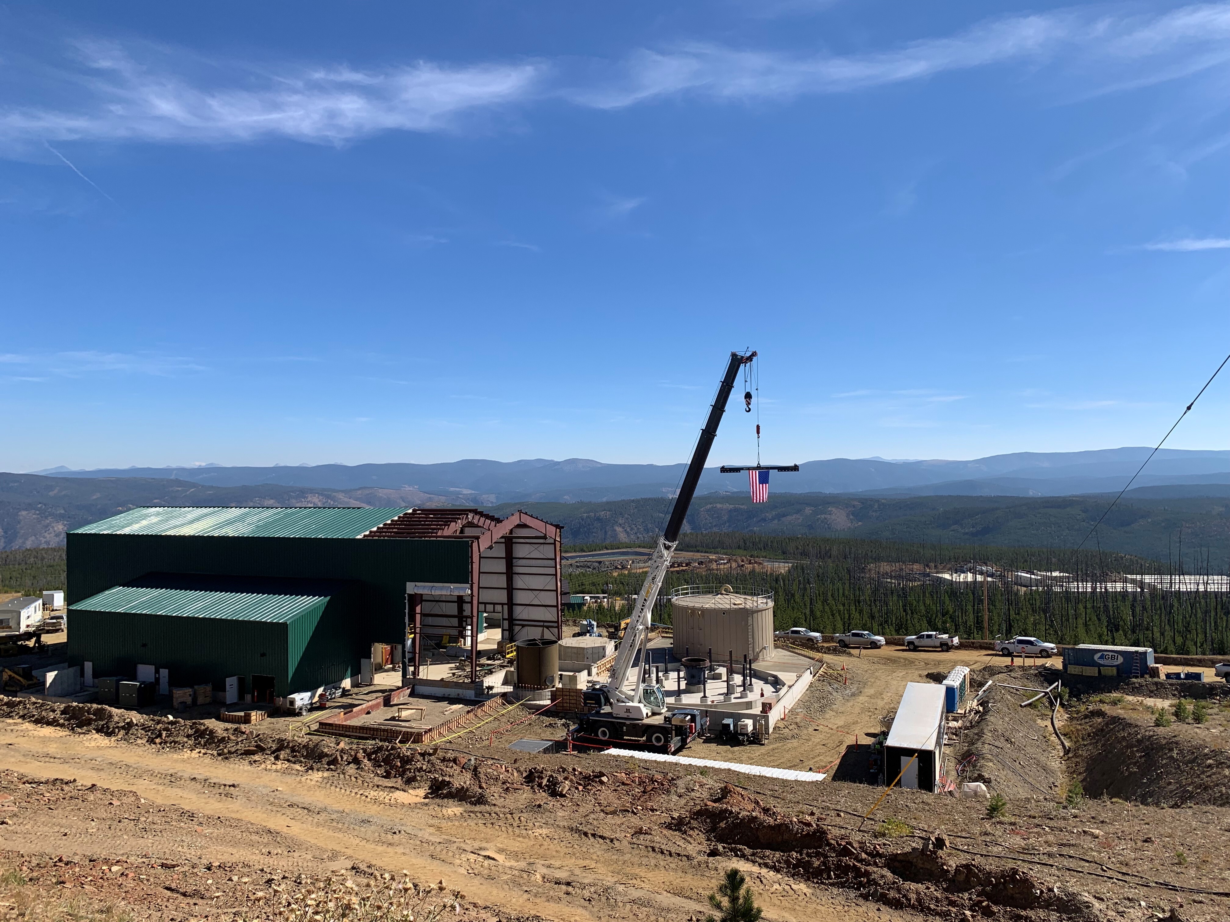 A portion of Jervois Global's Idaho Cobalt Operations near Salmon, Idaho Oct. 7, 2022