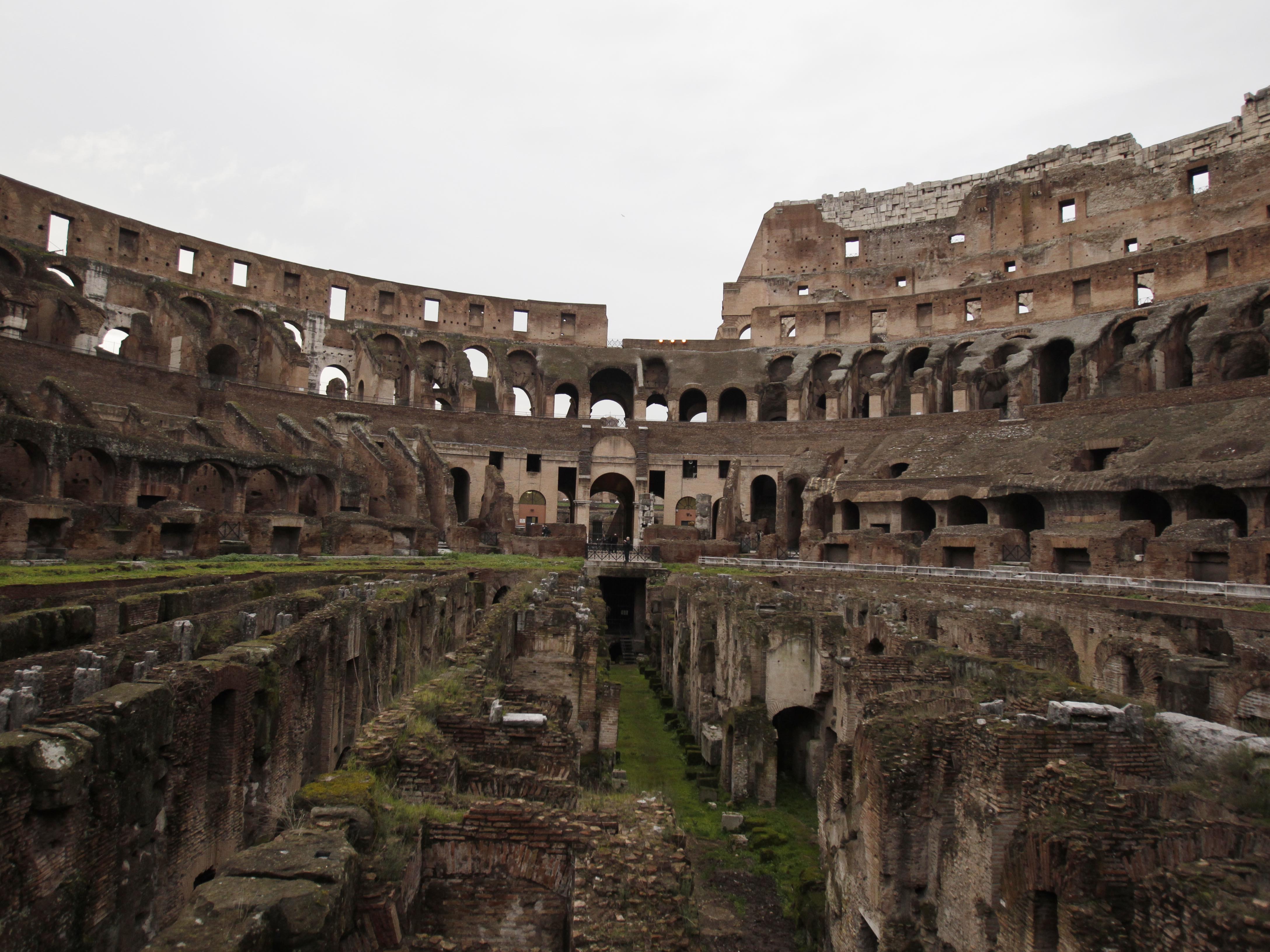 A general view of Rome's Colosseum.