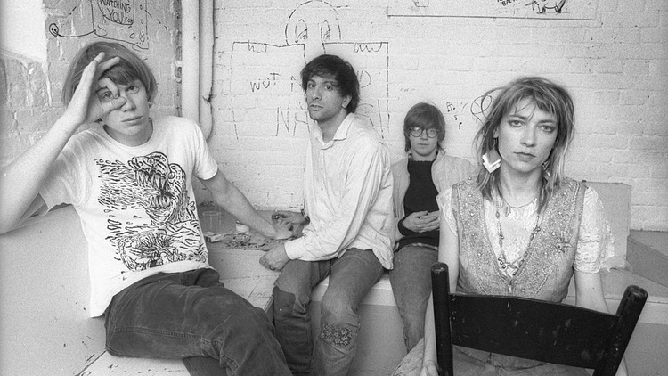 Fresh off releasing “Daydream Nation,” Sonic Youth stopped by KCRW to discuss Thurston Moore’s association with Glenn Branca, the band’s philosophy on good (and bad) reviews, and what Kim Gordon calls “the urban thrash thing.”