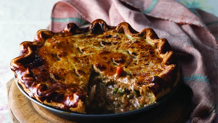 Brian Polcyn assembles the perfect pot pie with turkey leftovers.